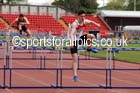 Mens under-20s hurdles, North Eastern Champs, Gateshead Stadium. Photo: David T. Hewitson/Sports for All Pics